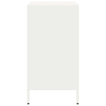 vidaXL Ντουλάπι Λευκό 68x39x73,5cm από Χάλυβα Ψυχρής Έλασης 1 τεμ.