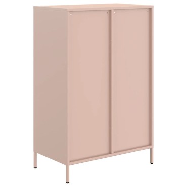 vidaXL Ντουλάπι Ροζ 68x39x101,5cm από Χάλυβα 1 τεμ.