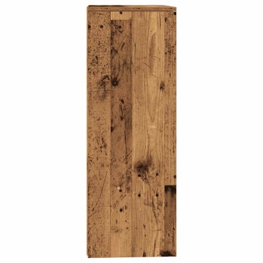 vidaXL Sideboard με 6 συρτάρια Παλαιό ξύλο 50x34x96cm Ξύλο μηχανής 1 τεμ.