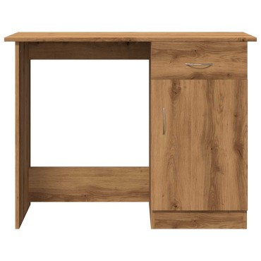 vidaXL Γραφείο Αρτισιανή Δρυς 100x50x76cm από Επεξεργασμένο Ξύλο 1 τεμ.