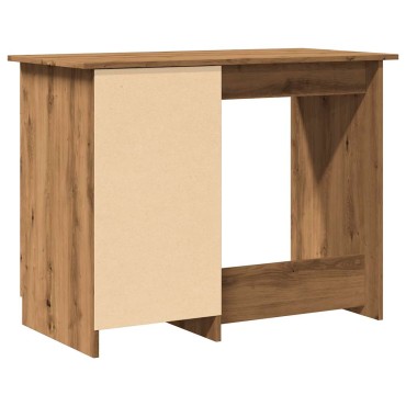 vidaXL Γραφείο Αρτισιανή Δρυς 100x50x76cm από Επεξεργασμένο Ξύλο 1 τεμ.