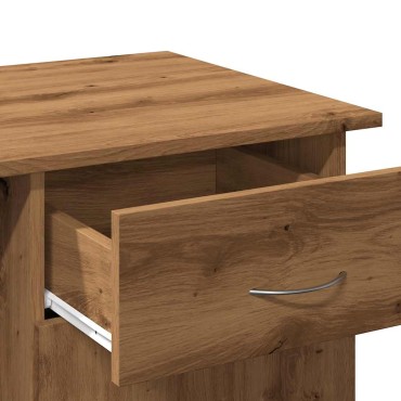 vidaXL Γραφείο Αρτισιανή Δρυς 100x50x76cm από Επεξεργασμένο Ξύλο 1 τεμ.