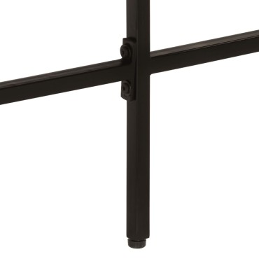 vidaXL Γραφείο 165x110x77cm Μασίφ Ξύλο Μάνγκο και Σίδερο 1 τεμ.