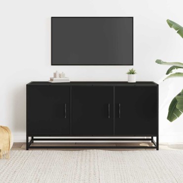 vidaXL Έπιπλο Τηλεόρασης Μαύρο 100x35x50cm Επεξ. Επεξεργασμένο Ξύλο