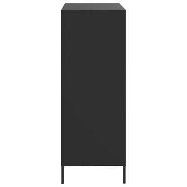 vidaXL Ντουλάπι Μαύρο 68x39x101,5cm από Χάλυβα 1 τεμ.