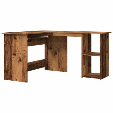vidaXL Γραφείο Γωνιακό Παλιό Ξύλο 120x140x75cm Επεξεργασμένο Ξύλο 1 τεμ.