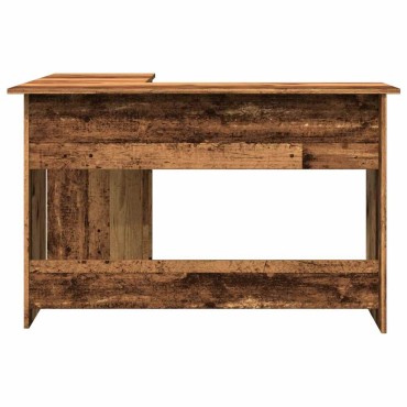 vidaXL Γραφείο Γωνιακό Παλιό Ξύλο 120x140x75cm Επεξεργασμένο Ξύλο 1 τεμ.