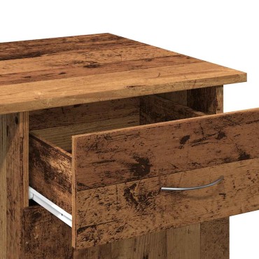 vidaXL Γραφείο Όψη Παλαιού Ξύλου 100x50x76cm από Επεξεργασμένο Ξύλο 1 τεμ.