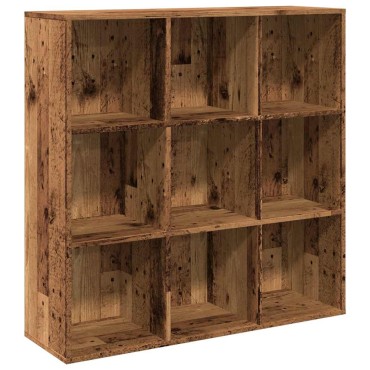 vidaXL Βιβλιοθήκη Παλιό Ξύλο 98x29x97,5cm 1 τεμ.