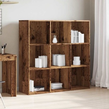 vidaXL Βιβλιοθήκη Παλιό Ξύλο 98x29x97,5cm 1 τεμ.