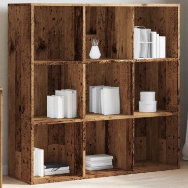 vidaXL Βιβλιοθήκη Παλιό Ξύλο 98x29x97,5cm 1 τεμ.