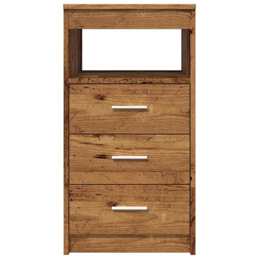 vidaXL Συρταριέρα Παλιό Ξύλο 40x50x76cm από Επεξεργασμένο Ξύλο 1 τεμ.