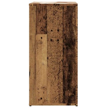 vidaXL Ντουλάπι με Συρτάρι Παλιό Ξύλο 80x36x75cm από Μοριοσανίδα 1 τεμ.