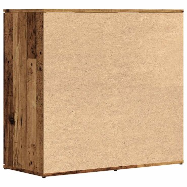 vidaXL Ντουλάπι με Συρτάρι Παλιό Ξύλο 80x36x75cm από Μοριοσανίδα 1 τεμ.