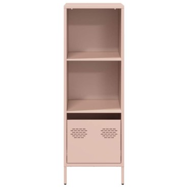vidaXL Ντουλάπι Ροζ 35x39x103,5cm από Χάλυβα 1 τεμ.