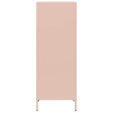 vidaXL Ντουλάπι Ροζ 35x39x103,5cm από Χάλυβα 1 τεμ.