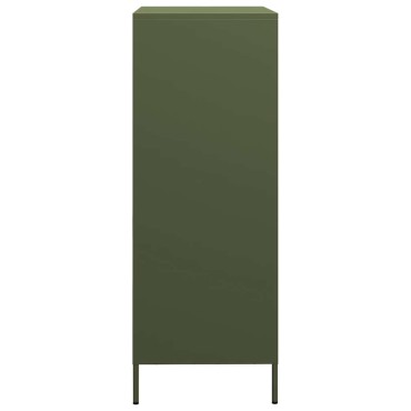vidaXL Ντουλάπι Πράσινο Λαδί 68x39x101,5cm από Ατσάλι 1 τεμ.