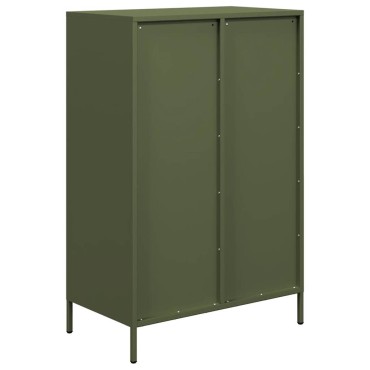 vidaXL Ντουλάπι Πράσινο Λαδί 68x39x101,5cm από Ατσάλι 1 τεμ.