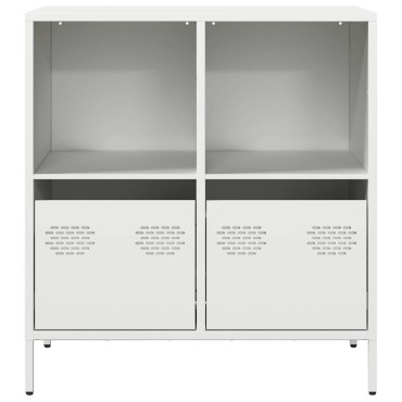 vidaXL Ντουλάπι Λευκό 68x39x73,5cm από Χάλυβα Ψυχρής Έλασης 1 τεμ.