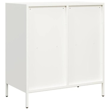 vidaXL Ντουλάπι Λευκό 68x39x73,5cm από Χάλυβα Ψυχρής Έλασης 1 τεμ.