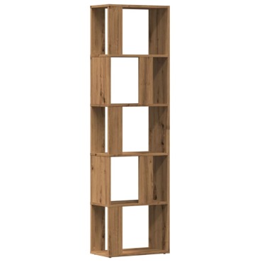 vidaXL Βιβλιοθήκη Artisan Δρυς 45x24x159cm Επεξεργασμένο Ξύλο 1 τεμ.
