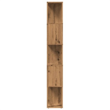 vidaXL Βιβλιοθήκη Artisan Δρυς 45x24x159cm Επεξεργασμένο Ξύλο 1 τεμ.