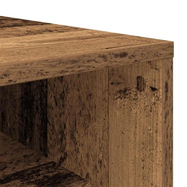 vidaXL Παπουτσοθήκη Παλιό Ξύλο Δρυς 54x34x100,5cm Επεξεργασμένο Ξύλο