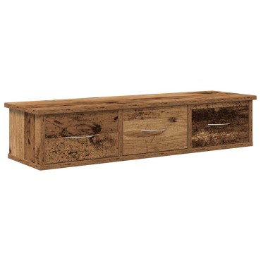 vidaXL Ντουλάπι Τοίχου Όψη Παλαιού Ξύλου 88x26x18,5 εκ 1 τεμ.