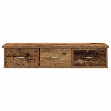 vidaXL Ντουλάπι Τοίχου Όψη Παλαιού Ξύλου 88x26x18,5 εκ 1 τεμ.