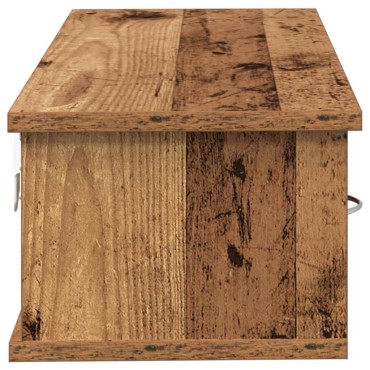 vidaXL Ντουλάπι Τοίχου Όψη Παλαιού Ξύλου 88x26x18,5 εκ 1 τεμ.