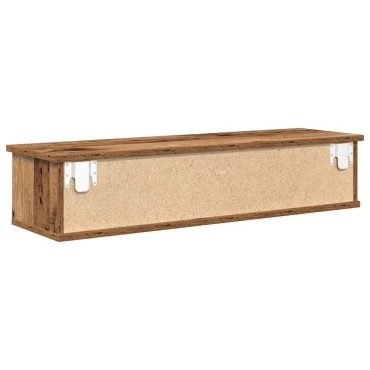 vidaXL Ντουλάπι Τοίχου Όψη Παλαιού Ξύλου 88x26x18,5 εκ 1 τεμ.