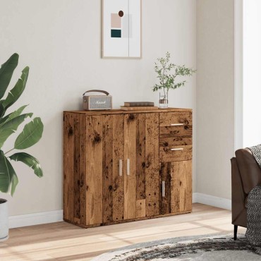 vidaXL Μπουφές Όψη Παλαιού Ξύλου 91x29,5x75cm Επεξεργασμένο Ξύλο 1 τεμ.