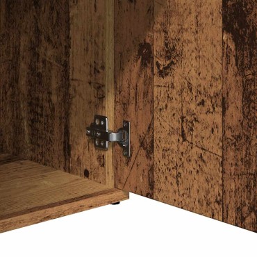 vidaXL Μπουφές Όψη Παλαιού Ξύλου 91x29,5x75cm Επεξεργασμένο Ξύλο 1 τεμ.