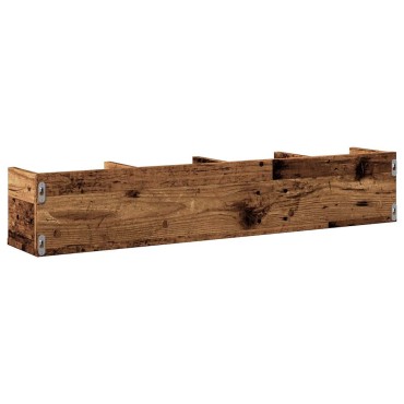 vidaXL Ράφι Τοίχου για CD Παλιό Ξύλο 100x18x18cm από Μοριοσανίδα 1 τεμ.