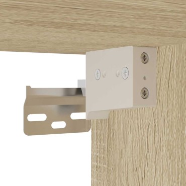 vidaXL Ντουλάπι Νιπτήρα Sonoma Δρυς 100x38,5x48cm Επεξ. Ξύλο 1 τεμ.