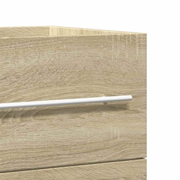 vidaXL Ντουλάπι Νιπτήρα Sonoma Δρυς 100x38,5x48cm Επεξ. Ξύλο 1 τεμ.