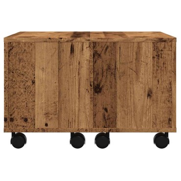 vidaXL Τραπεζάκι Σαλονιού Παλιό Ξύλο 60x60x38cm από Μοριοσανίδα 1 τεμ.