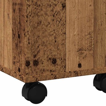 vidaXL Τραπεζάκι Σαλονιού Παλιό Ξύλο 60x60x38cm από Μοριοσανίδα 1 τεμ.