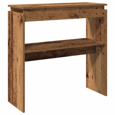 vidaXL Τραπεζάκι Κονσόλα Παλιό Ξύλο 80x30x80cm από Μοριοσανίδα 1 τεμ.
