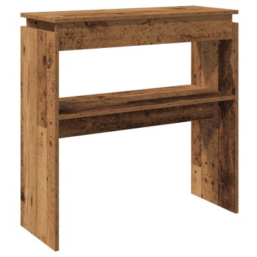 vidaXL Τραπεζάκι Κονσόλα Παλιό Ξύλο 80x30x80cm από Μοριοσανίδα 1 τεμ.