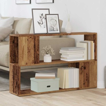 vidaXL Βιβλιοθήκη Παλιό Ξύλο 100x24x63cm από Μοριοσανίδα 1 τεμ.