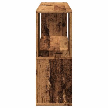 vidaXL Βιβλιοθήκη Παλιό Ξύλο 100x24x63cm από Μοριοσανίδα 1 τεμ.