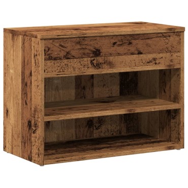vidaXL Παπουτσοθήκη Παλιό Ξύλο 60x30x45cm από Μοριοσανίδα