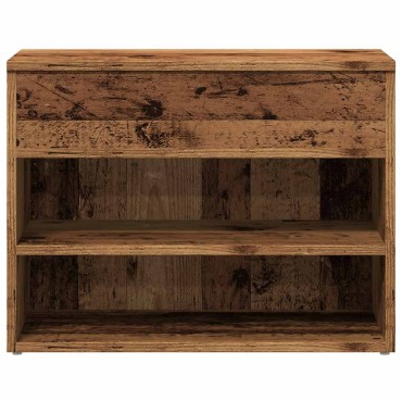 vidaXL Παπουτσοθήκη Παλιό Ξύλο 60x30x45cm από Μοριοσανίδα