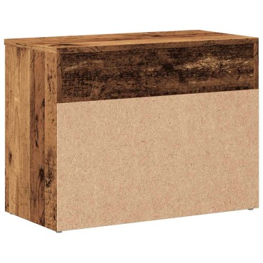 vidaXL Παπουτσοθήκη Παλιό Ξύλο 60x30x45cm από Μοριοσανίδα