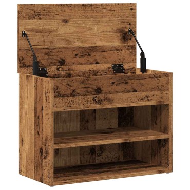 vidaXL Παπουτσοθήκη Παλιό Ξύλο 60x30x45cm από Μοριοσανίδα