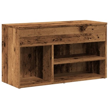 vidaXL Παπουτσοθήκη Παλιό Ξύλο 80x30x45cm από Μοριοσανίδα