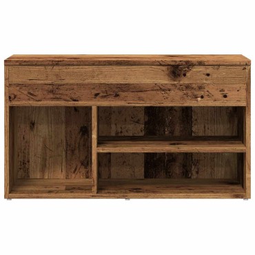 vidaXL Παπουτσοθήκη Παλιό Ξύλο 80x30x45cm από Μοριοσανίδα