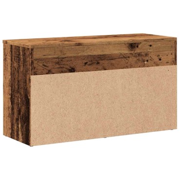 vidaXL Παπουτσοθήκη Παλιό Ξύλο 80x30x45cm από Μοριοσανίδα