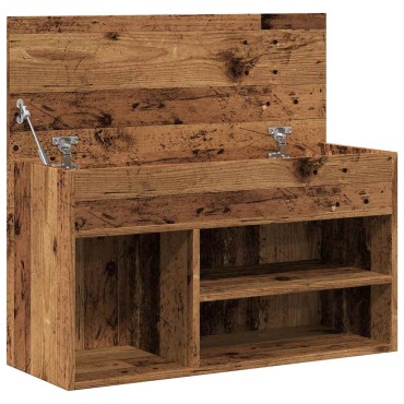 vidaXL Παπουτσοθήκη Παλιό Ξύλο 80x30x45cm από Μοριοσανίδα